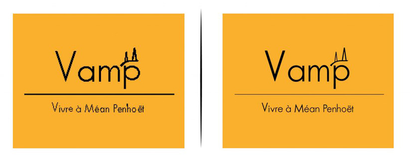 vectorisation logo vamp