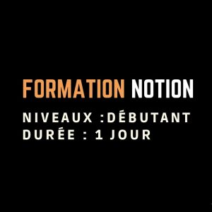formation notion, produit formation notion, outil notion