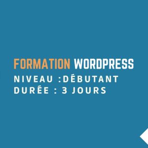 Formation Wordpress débutant