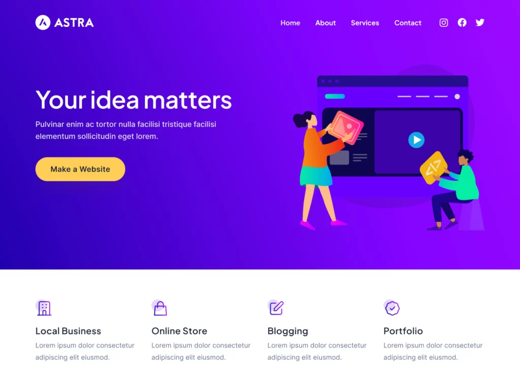 astra, theme astra, theme wordpress astra